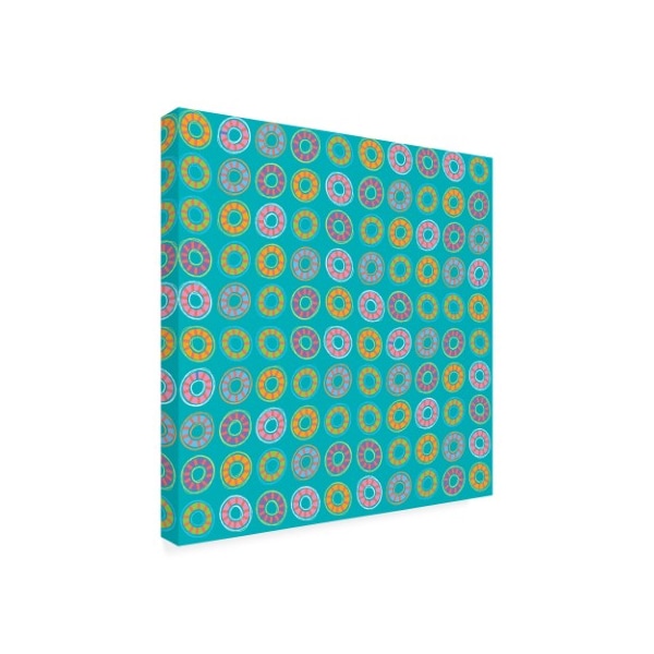 Holli Conger 'Sketchy Circles Repeat' Canvas Art,35x35